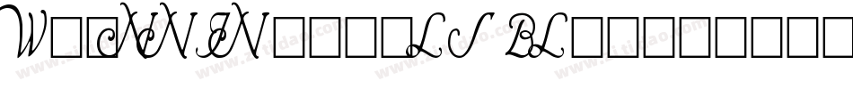 Wrenn Initials Blocked字体转换